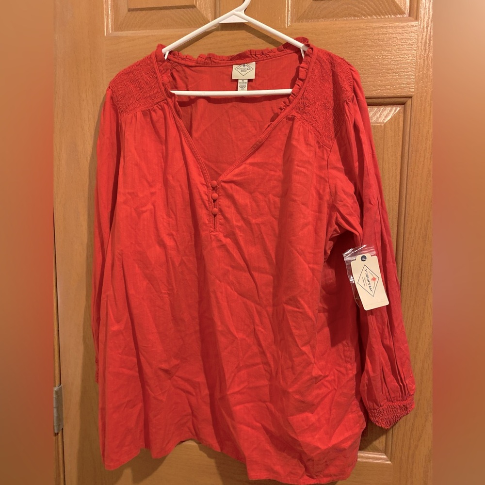 Red Women's Blouse